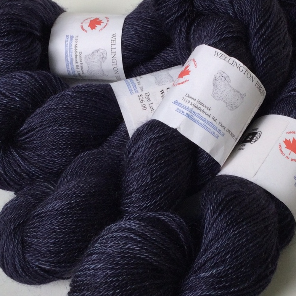 Wellington Fibres Ontario Premium Mohair Wool Yarn